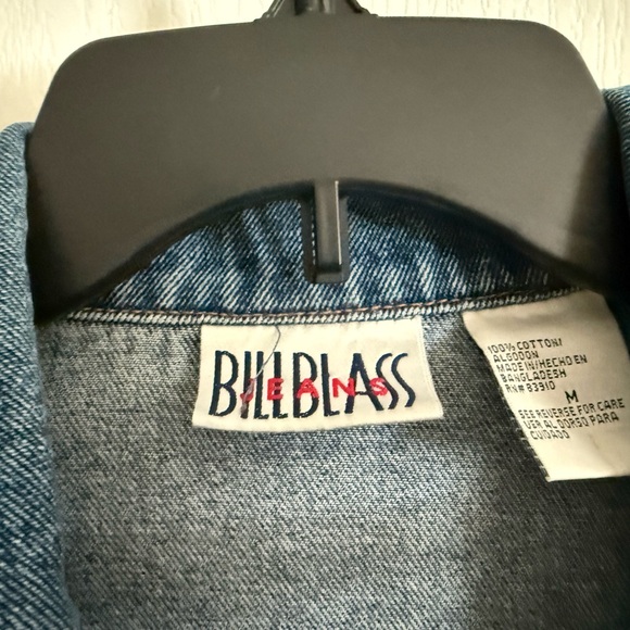 Bill Blass Medium Wash Denim Jacket - Picture 2 of 3